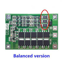 Load image into Gallery viewer, 3S 40A Li-ion Lithium Battery Charger Lipo Cell Module PCB BMS Protection Board For Drill Motor 12.6V with Balance